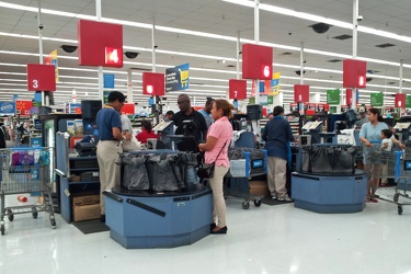 Front end at Walmart on Richmond Highway