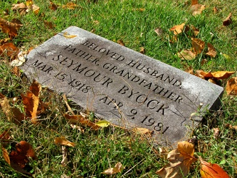 Seymour Byock grave marker