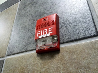 Fire alarm at Delaware House [01]