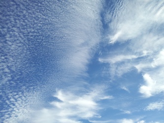 Afternoon sky over Aspen Hill