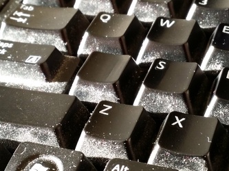 Dusty keyboard