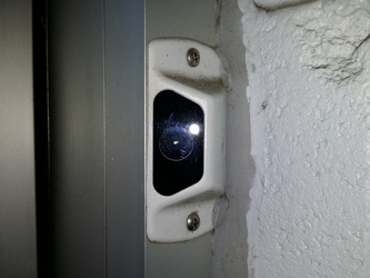 Door camera at Walmart in Laurel, Maryland