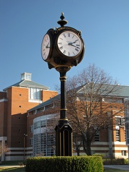 Clock at Rowan University