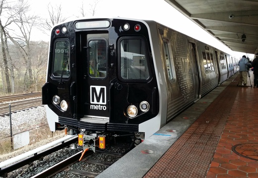 Metro 7000-Series railcar debut, January 6, 2014