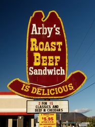 Vintage Arby's Big Hat sign in Roanoke, Virginia [01]