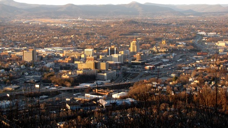 Roanoke, Virginia viewed from Mill Mountain