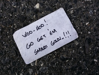 Note found in Staunton parking lot