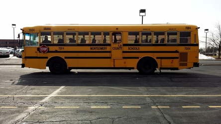 Left side of Thomas Built MVP ER school bus