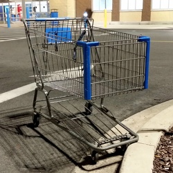 Shopping cart at Ellicott City Walmart