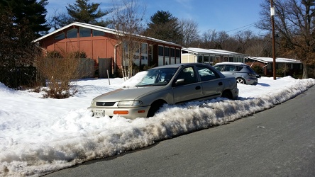 Parked car on Orebaugh Avenue