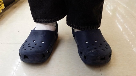 Crocs with socks