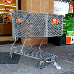 Big Lots shopping cart