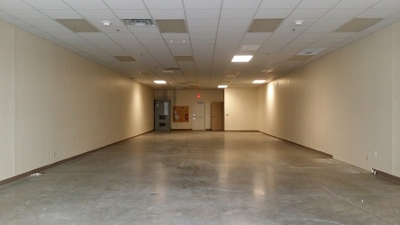 Unfinished store at Tanger Outlets