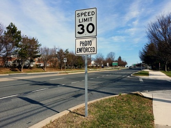 Speed limit photo enforced