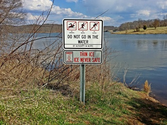 Sign at Little Seneca Lake boat launch