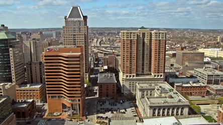 View from the Baltimore World Trade Center, facing north