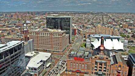 View from the Baltimore World Trade Center, facing east