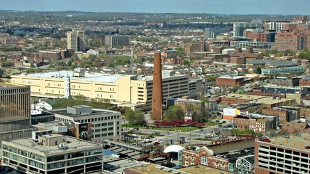 View from the Baltimore World Trade Center, facing northeast