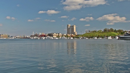 View across the Baltimore Inner Harbor