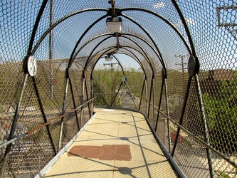 Pedestrian bridge over railroad tracks [02]