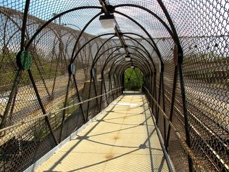 Pedestrian bridge over railroad tracks [05]