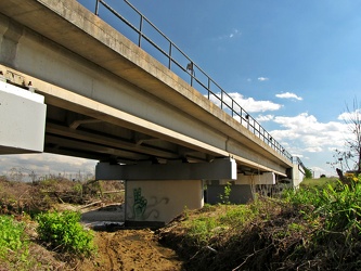 Washington Metro bridge over Paint Branch Trail