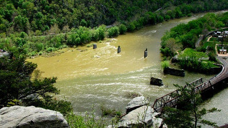 Confluence of Potomac and Shenandoah Rivers