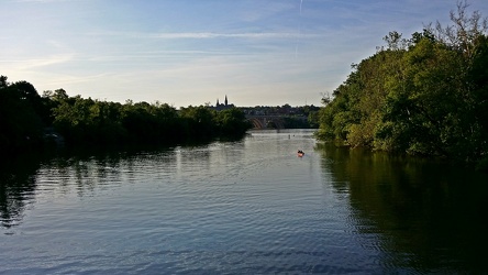 Key Bridge from Roosevelt Island footbridge