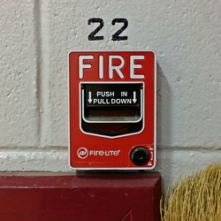 Fire-Lite BG-12 at Stuarts Draft Middle School