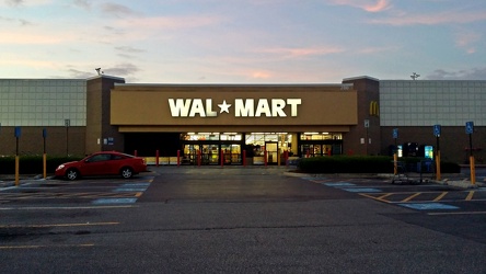 Walmart in Westminster, Maryland at sunrise