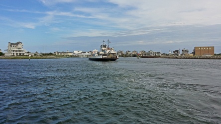 M/V Floyd J. Lupton approaching Hatteras Village [02]