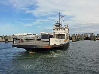 M/V Floyd J. Lupton approaching Hatteras ferry terminal [04]