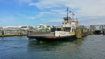 M/V Floyd J. Lupton docking at Hatteras