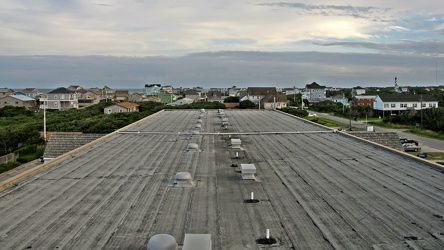 View down the roof of the Hatteras Island Inn