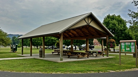 Picnic shelter at Constitution Park