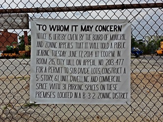 Zoning notice