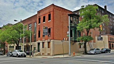 Abandoned rowhouse at North Calvert and East Read Streets [02]