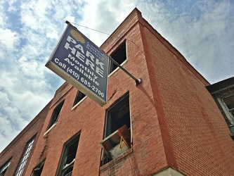 Abandoned rowhouse at North Calvert and East Read Streets [03]