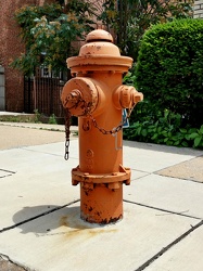 Fire hydrant on North Calvert Street