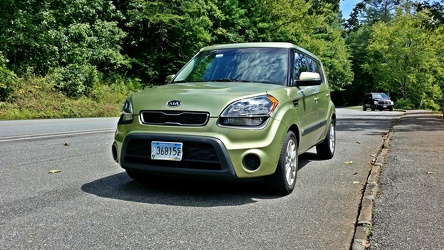 Kia Soul on the Blue Ridge Parkway