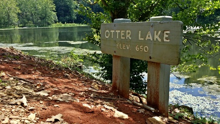 Sign for Otter Lake