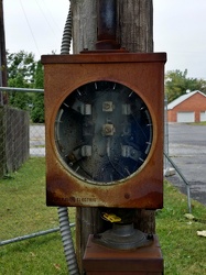 Abandoned electric meter