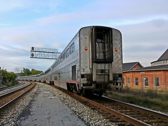 Westbound Capitol Limited departing Martinsburg