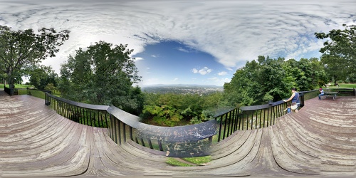 West overlook at Mill Mountain Park