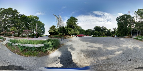 Parking area behind the Roanoke Star