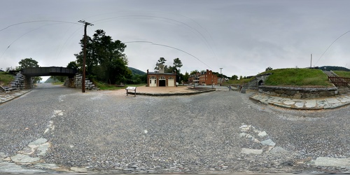 Intersection of Shenandoah and Potomac Streets in Harpers Ferry