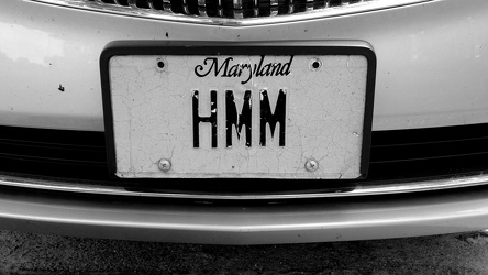 "HMM" license plate