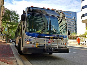 Metrobus 6040 outside Bethesda station