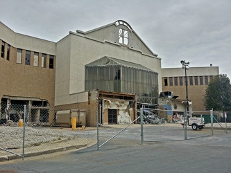 Demolition at the main entrance for White Flint Mall [04]