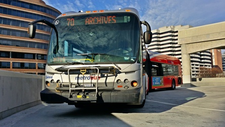 Metrobus 5444 at Silver Spring Transit Center